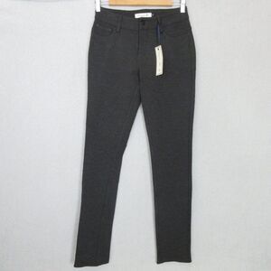 Christopher Blue Pants Womens 2 Mid-Rise Skinny Charcoal Stretch Rayon Blend